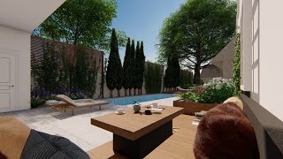 Inner courtyard with Pool / shady garden