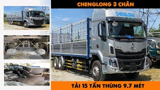 Xe Tải Chenglong 3 Chân Tải 14 Tấn Thùng 9.7 Mét