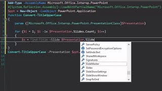 Control PowerPoint from PowerShell Introduction Tutorial