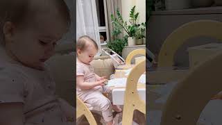 Baby Writing ✍️ #babyshorts #cute #babyfunnymoments #animalcute #baby #babysfun #ayam