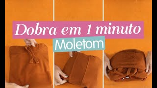 Como dobrar moletom - 3 maneiras | Organiza NaMedida