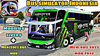 MERCREDES Benz Bus Mod In Bus Simulator Indonesia - Bussid Bus Mod - Bussid Car Mod - Bussid