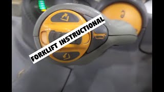 Crown 5500 Controls Tutorial | Learn Forklift Basics with Instructions  How to Operate a Lift Truck