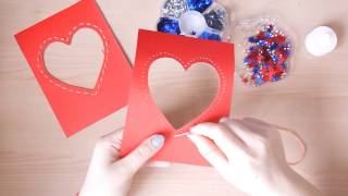 DIY: Cards For St. Valentine's Day | Открытки на 14 февраля своими руками