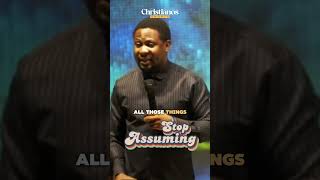 STOP ASSUMING THINGS || PASTOR FEMI LAZARUS #gospel #femilazarus #frustration #emmanueliren #shorts