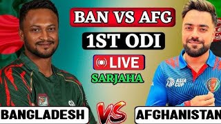 BANGLADESH VS AFGHANISTAN 1ST ODI LIVE MATCH SCORES AND COMMENTARY