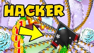 I Found a Ruthless HACKER and this happened... (Bloons TD Battles)