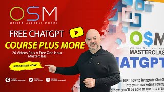 Free ChatGPT Course Plus One Hour Masterclass