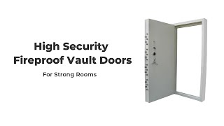 High Security Fireproof Vault Doors For Strong Rooms-From Weierxin Safe