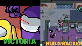 Gano mis primeras victorias como impostor y creo que encontré un bug o hacker en among us