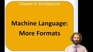 DDCA Ch6 - Part 16: More Machine Language Formats