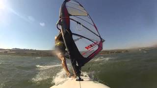 Windsurfing in the sea of Galilee