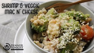 Shrimp and Veggie Mac n Cheese