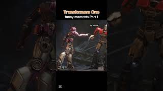 Funny moments Part 1 #transformersone #transformers #funnyshorts #optimusprime #shorts #movieclips