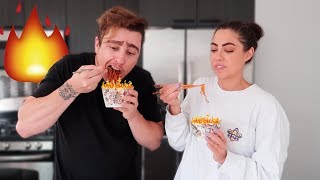 EXTREME SPICY NOODLE CHALLENGE!! (BAD IDEA)