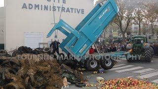 Manifestation agriculteurs ANGERS ( le 05/11/2014 )