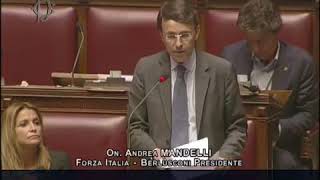 Intervento dell’On Andrea Mandelli durante l’esame del decreto dignità