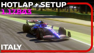 F1 24 MONZA Hotlap + Setup (1:17.843) - 19th Worldwide Ranking 💪