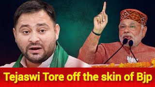 Tejaswi Tore off the skin of Bjp