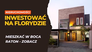 Zakupy na Florydzie. Typowa "plaza" ze sklepami i restauracjami na Florydzie w Boca Raton