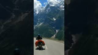 Riding through Himalayas on Karakoram Highway