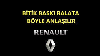 Megane 2 - Bitik Baskı Balata Böyle Anlaşılır!