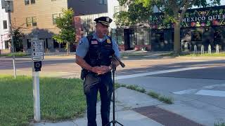 9/7/24 4000 block Minnehaha Ave Chief O'Hara Press Briefing