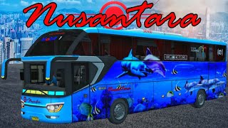 "NUS3TARA" SHARE 5 LIVERY NUSANTARA SRIKANDI SHD ORI MALEO | MOD BUSSID TERBARU