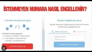 İstenmeyen Arama ve Mesajları Kapatma