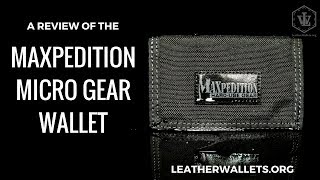 Maxpedition Micro Wallet Review