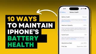 iPhone Battery Health 100% রাখার সিক্রেট টিপস | iPhone Battery Health Saving Tips | Rumman Zone