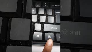 New computer desktop key # useful shortcut