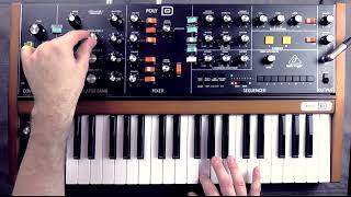 Behringer Poly D - Sound demo - no talking