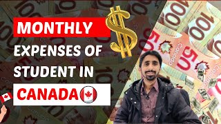 MONTHLY EXPENSES OF STUDENT IN CANADA🇨🇦🍁 / EXPENSES IN BIG CITIES OF CANADA 🍁 🇨🇦