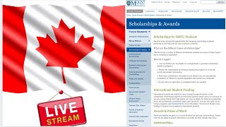 International Student Scholarships At Mount Saint Vincent University, Canada 2021-22