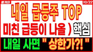 내일 급등주 TOP3 미친 급등이 나올 ) 내일사면 상한가?! BEST3 급등주 주식추천 추천주 주가전망 목표가 주가 주가전망 목표가 불개미