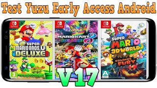 Yuzu Early Access v17 Test MK8 Deluxe Super Mario 3D