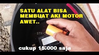 pasang elco Aki motor jadi awet bertahun-tahun hanya dengan tambahan satu alat ini