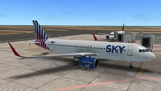 Real Flight Simulator- Sky Express A320NEO | Athens  Airport (LGAV) - Larnaca Airport (LCLK)