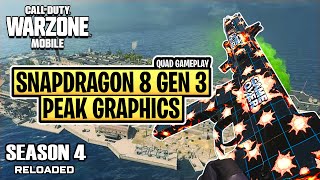 WARZONE MOBILE GAMEPLAY SNAPDRAGON 8 GEN 3 PEAK GRAPHICS