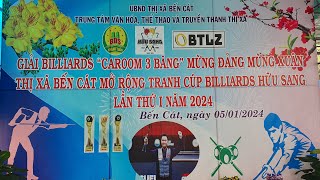 QUỐC HUY vs VĂN THỐNG | Cúp Bida Hữu Sang Bến Cát 2024