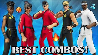 10 BEST COBRA KAI SKIN COMBOS YOU MUST TRY! (Fortnite New Cobra Kai Set Combos)