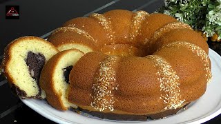 Easy Cake recipe - کیک ساده دو رنگ