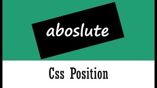 [ Css Position ] #3 - Position Absolute