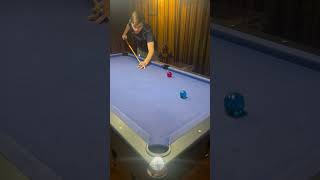 Double glass pool ball juggling