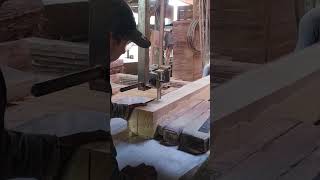 awesome sawing in Indian bandsaw machine