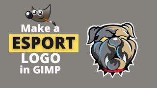 Make an esport logo in gimp with your mouse