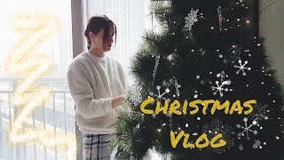 Christmas vlog 2023. Часть 1. Украшаю дом и выбираю рождественский торт.