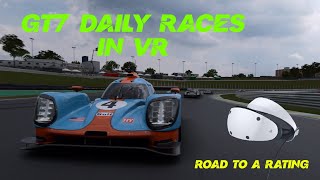 GT7 Daily races in VR - Can we get A ranking today?