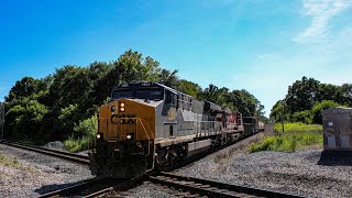 NS 15R & CSX M583 with New York Central & First Responders heritage units at Chester